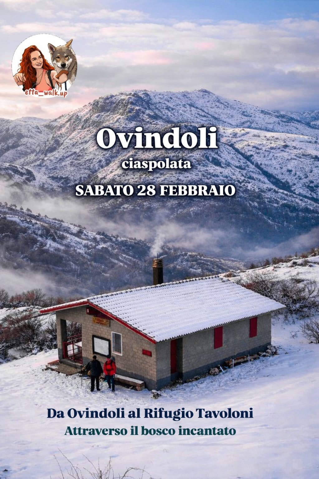 ❄️ CIASPOLATA TRA BOSCHI INCANTATI ❄️ Da Ovindoli al Rifugio Fonte Tavoloni 🏡