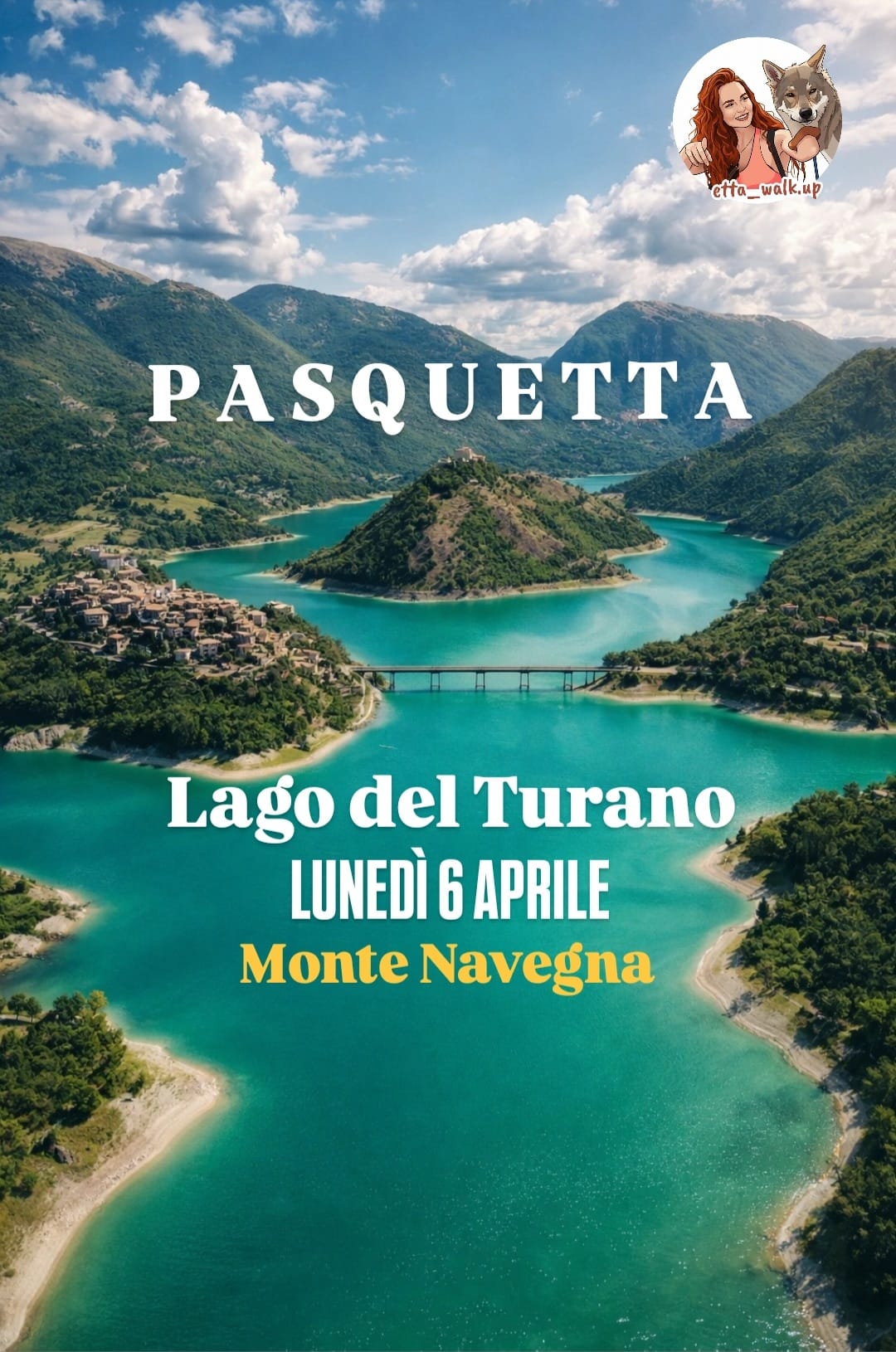🌿 PASQUETTA TRA CIELO E LAGO 🏔️ Monte Navegna & Lago del Turano 💙