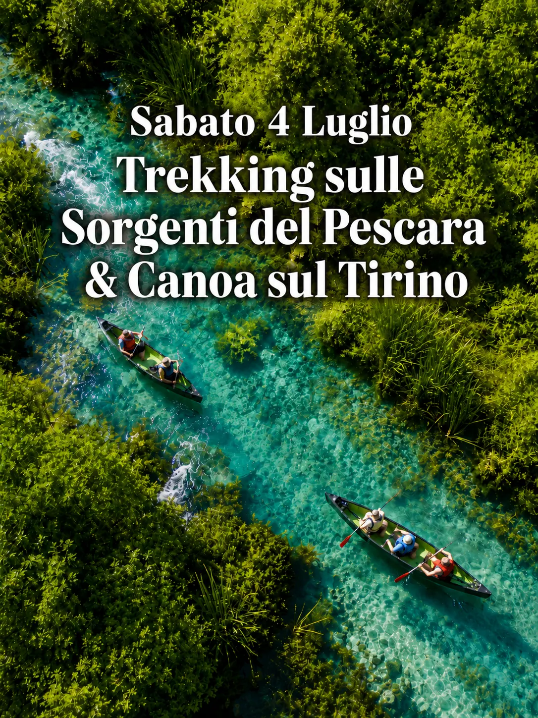 🌊 un Viaggio nell'acqua: Trekking sulle Sorgenti del Pescara & Canoa sul Tirino 🛶